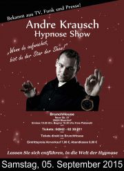 Tickets für Hypnose Show im BrunchHouse am 05.09.2015 - Karten kaufen